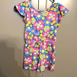 Picapina girls floral romper sz 6